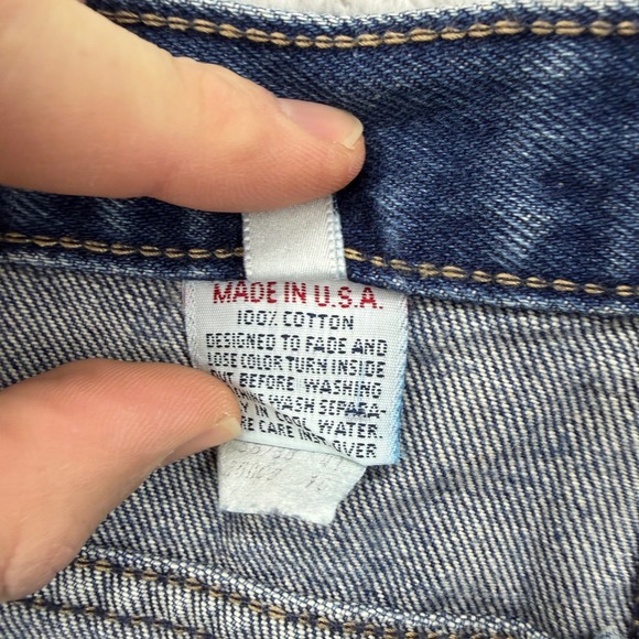 Vintage Calvin Klein Jeans Mens 38x33 Blue Stone Wash Union Made in USA - Picture 7 of 9